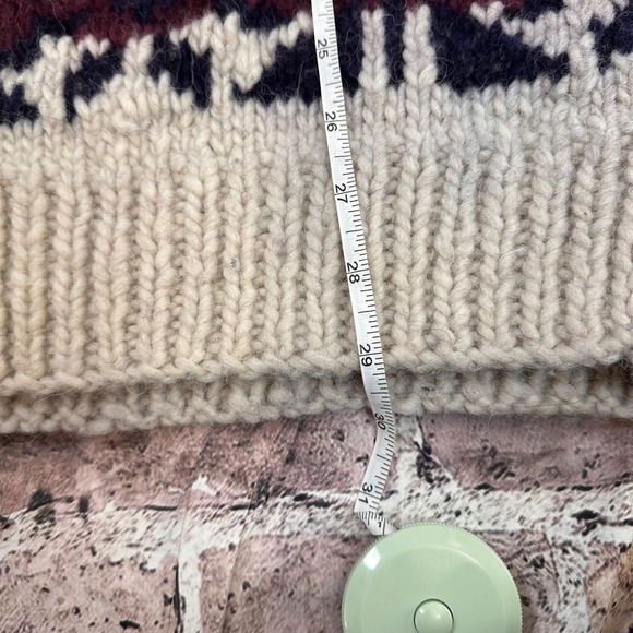 INKA MAKI 100% Wool Fair Isle Knit Handmade Wool Nordic Sweater Unisex Size XXL - Picture 7 of 9